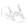 Tooq Soporte Elevador TQLRS0033-AL para Portátiles hasta 15 pulgadas, Plata
